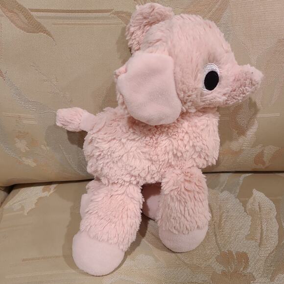 Manhattan Toy Company Pink Elephant Plush (8 inches) - Picture 2 of 3